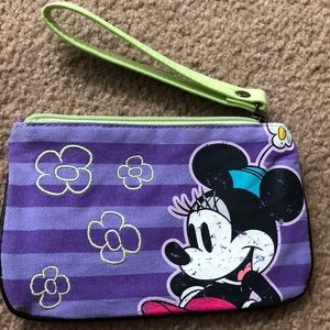 Disney Park original Minnie Mouse Wristlet